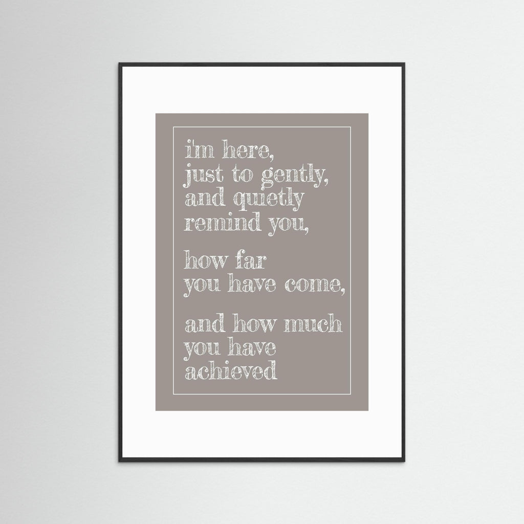 I'm Here... - Framed 