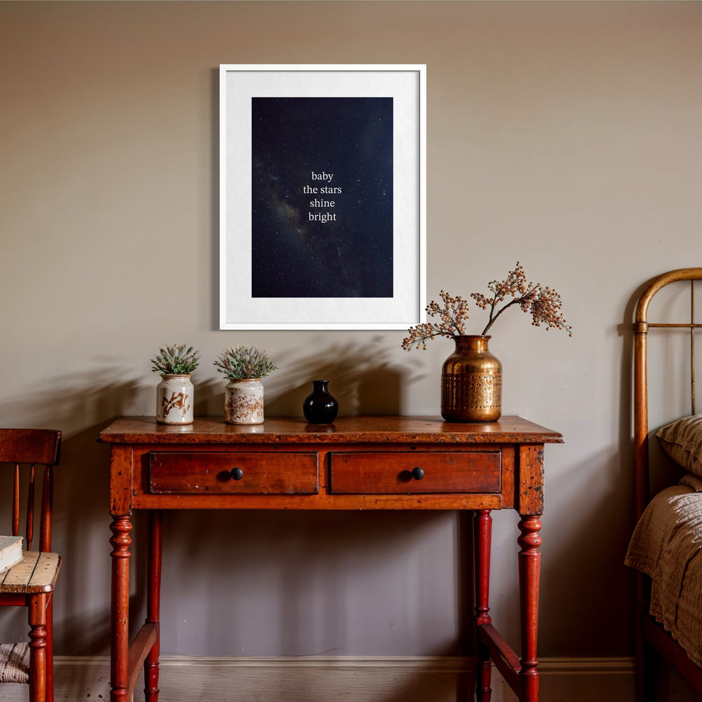 Baby The Stars Shine Bright - Framed