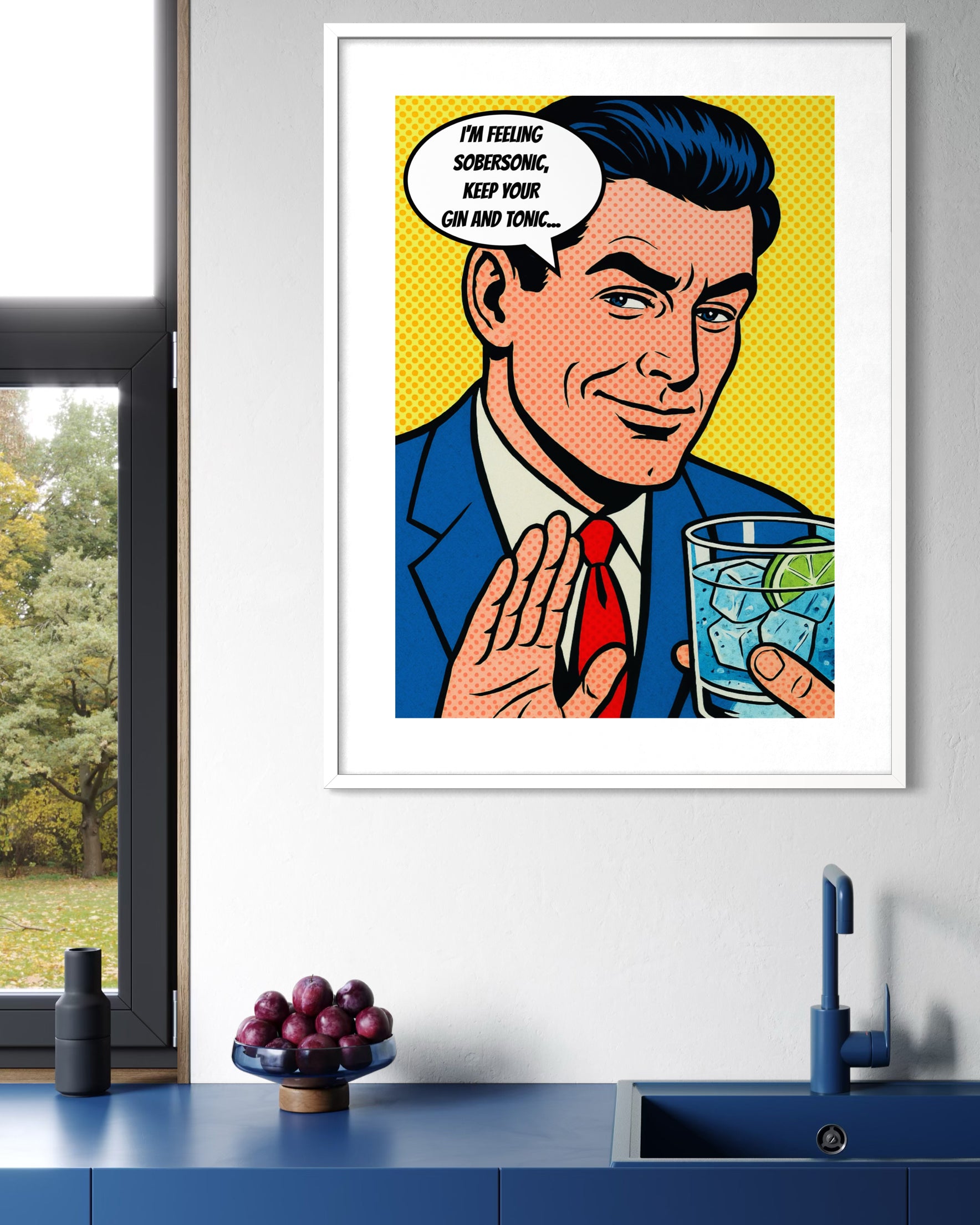 Keep Your Gin & Tonic - Framed