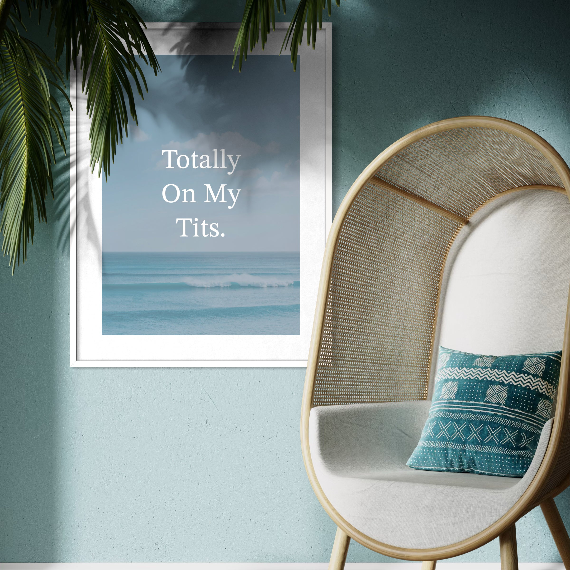 Totally On My Tits - Framed