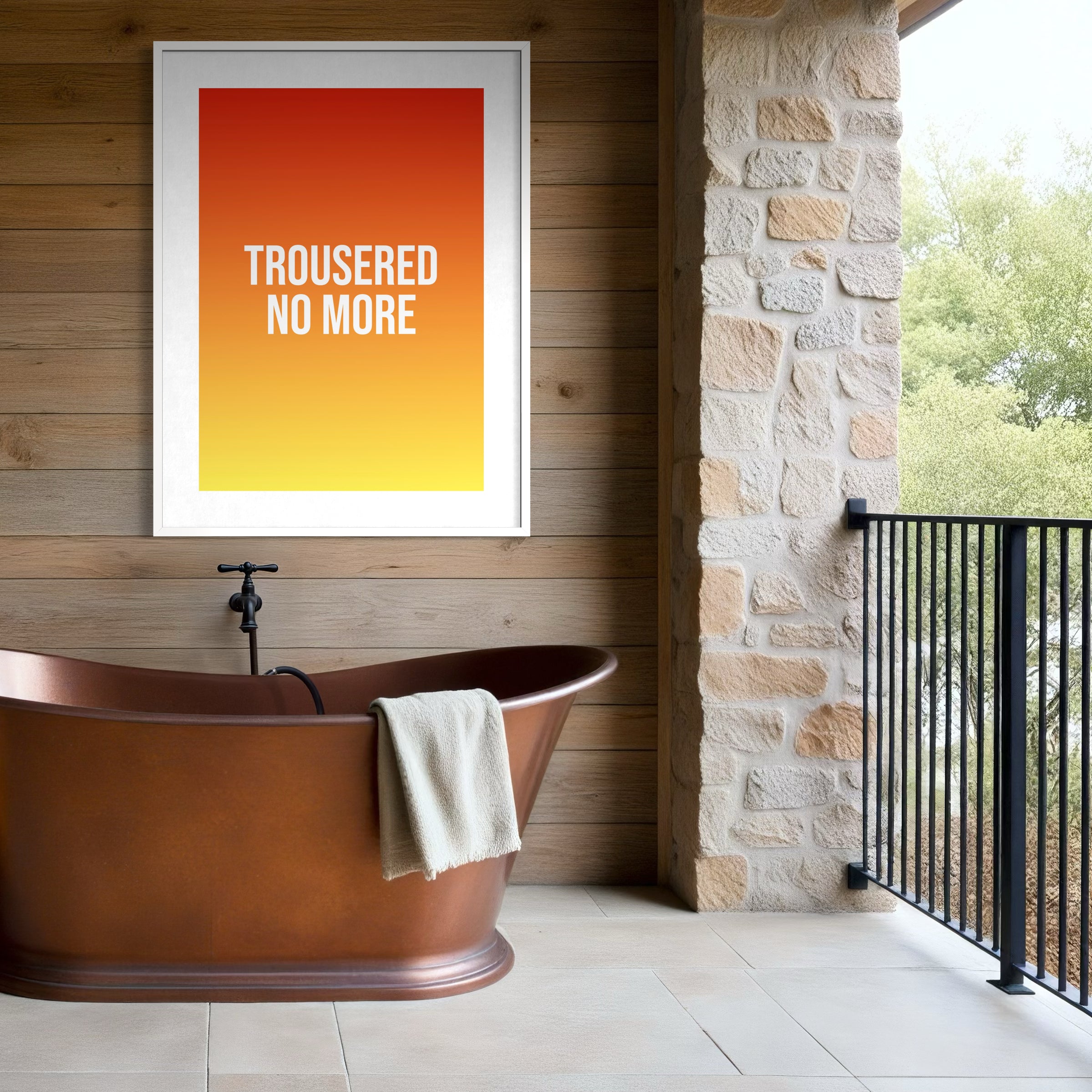 Trousered No More - Framed