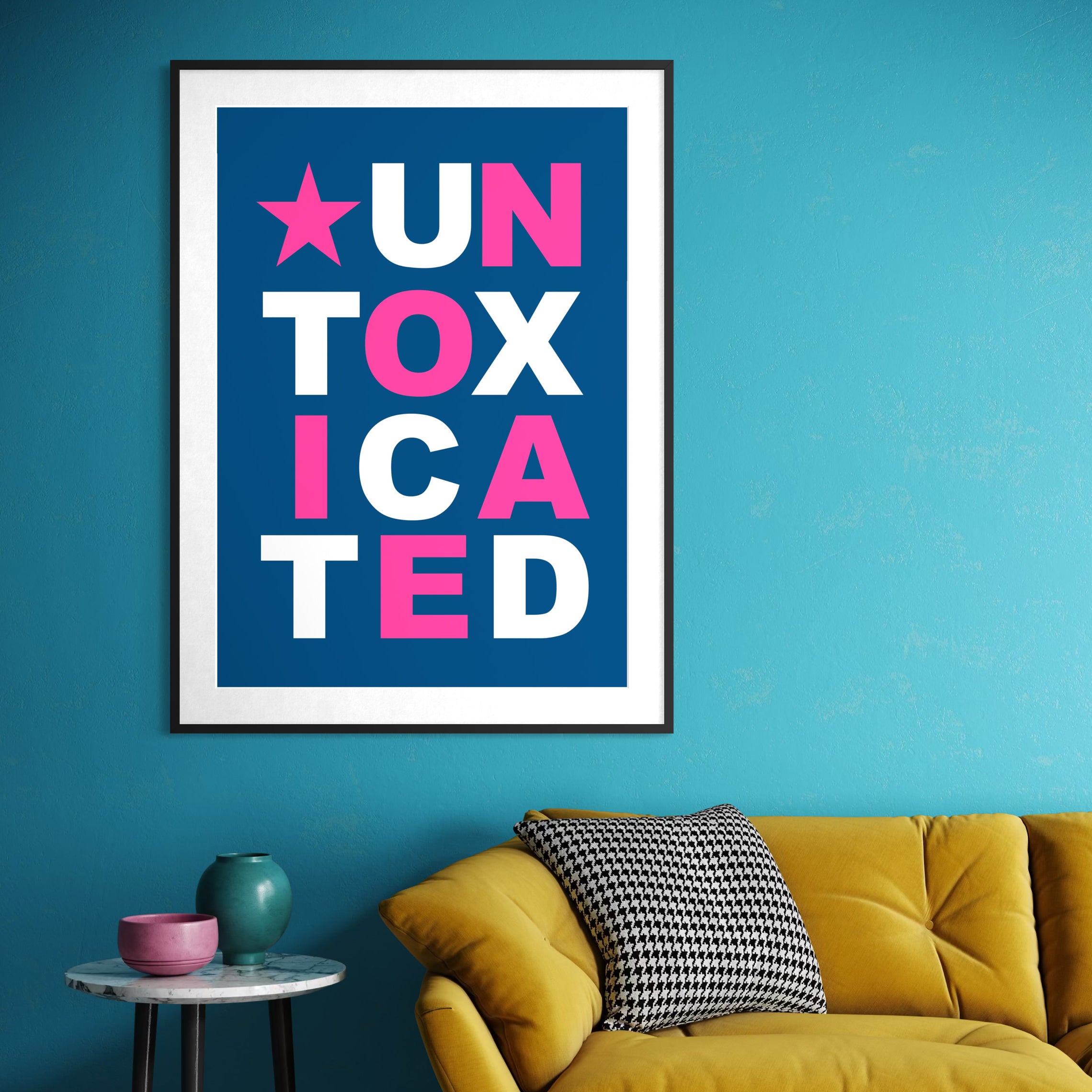Untoxicated - Blue - Print Only