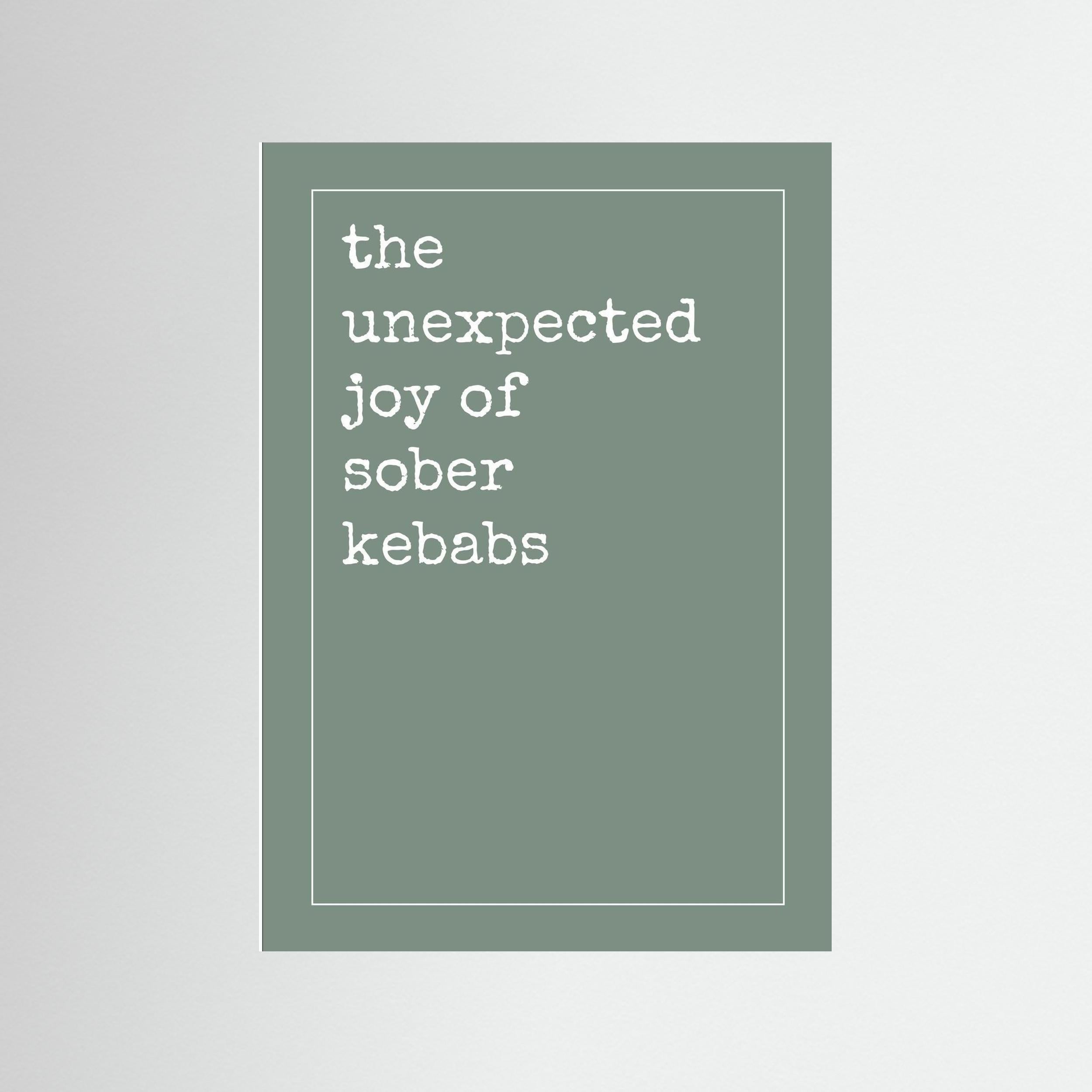 The Unexpected Joy of Sober Kebabs - Emma's Smoothie Green - Print Only