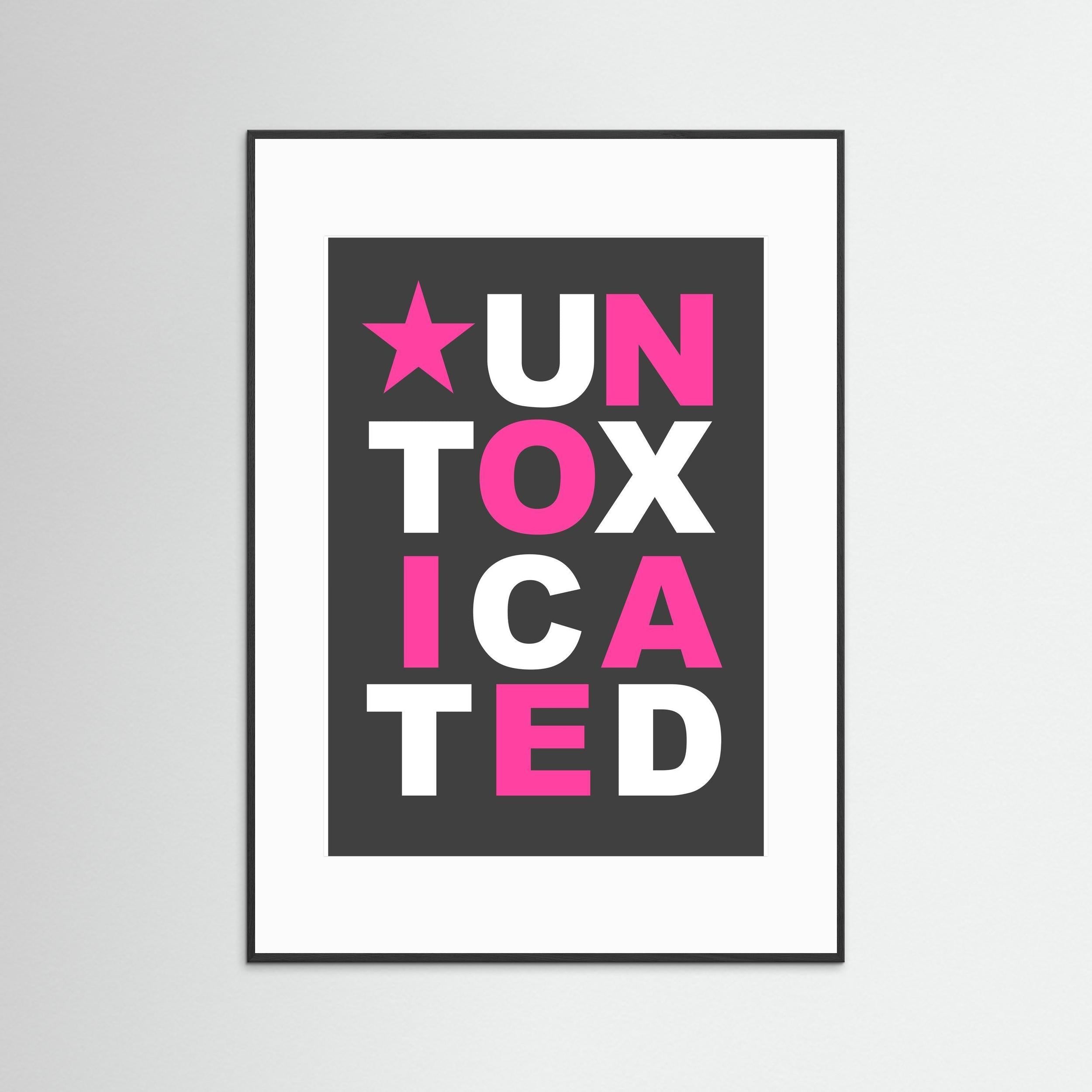 Untoxicated - Grey - Framed