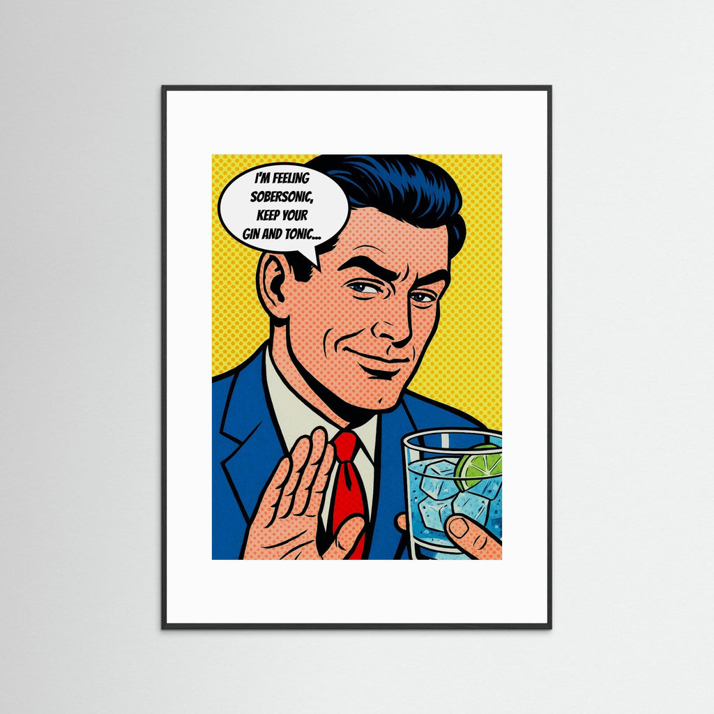 Keep Your Gin & Tonic - Framed