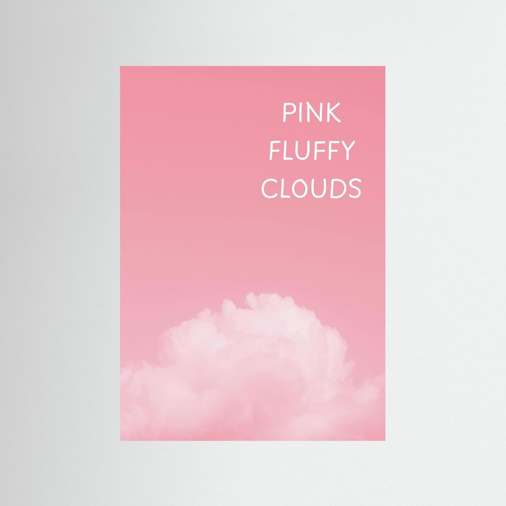 Pink Fluffy Clouds - Print Only
