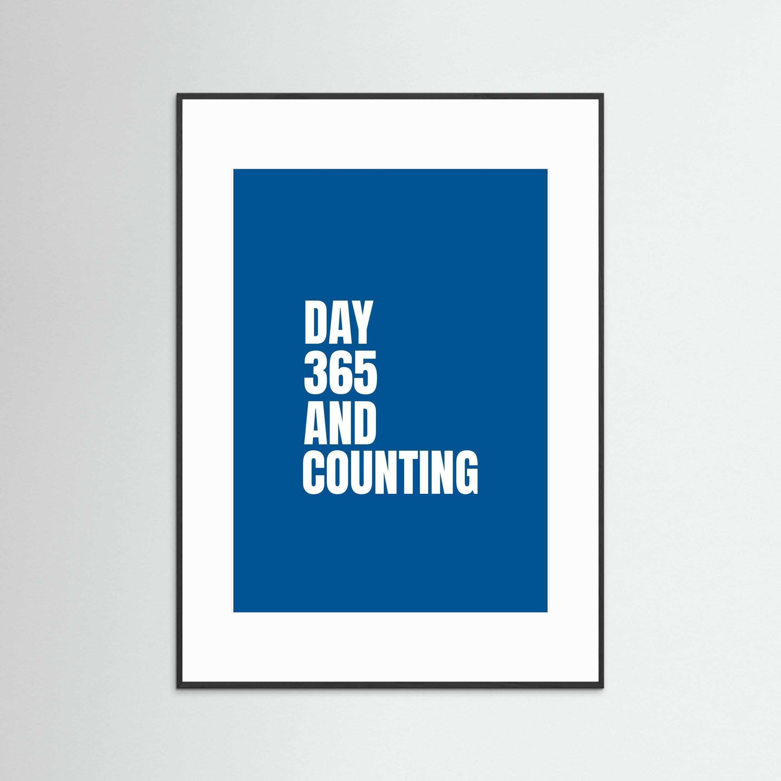 Day 365 - Aqua - Framed