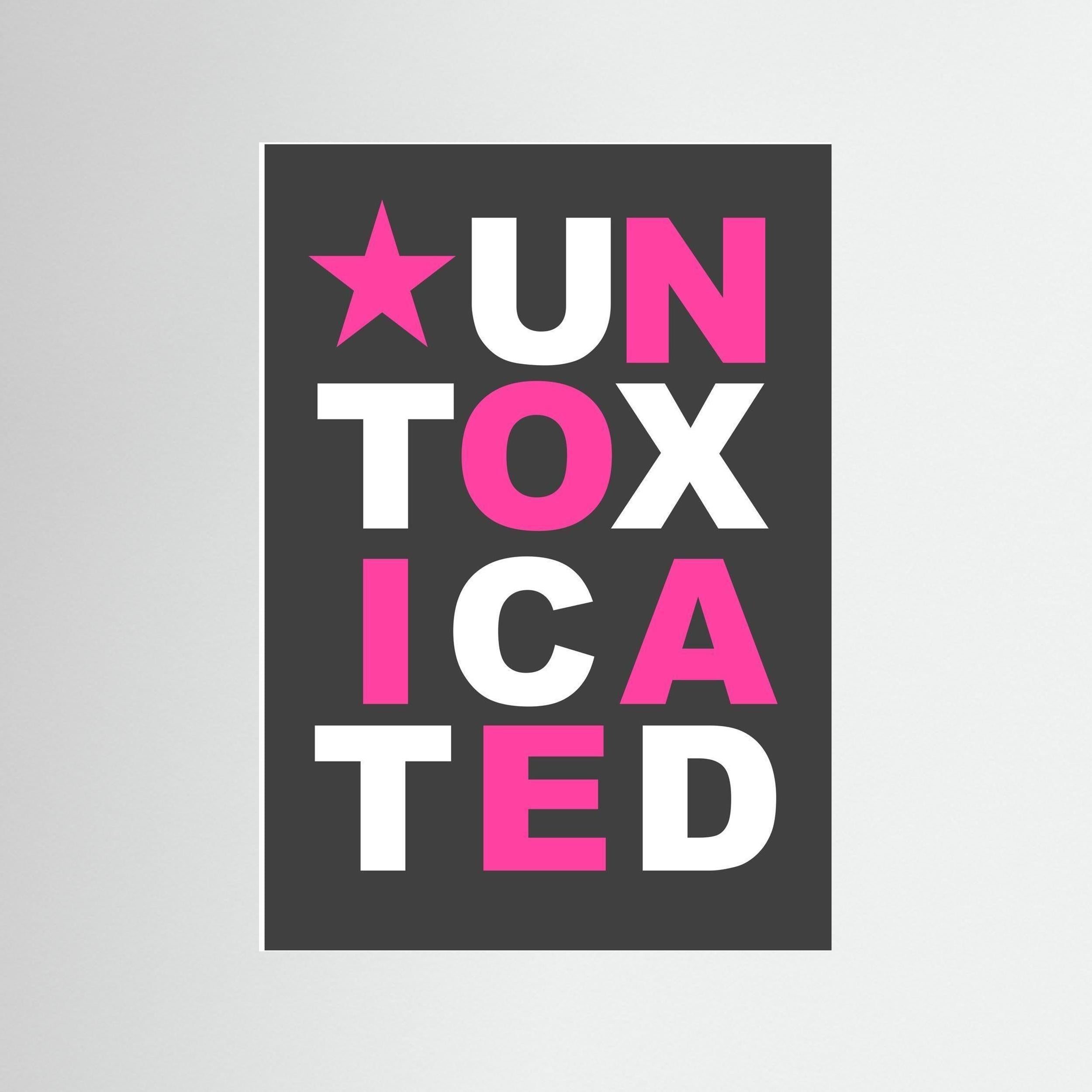 Untoxicated - Dark Grey - Print Only