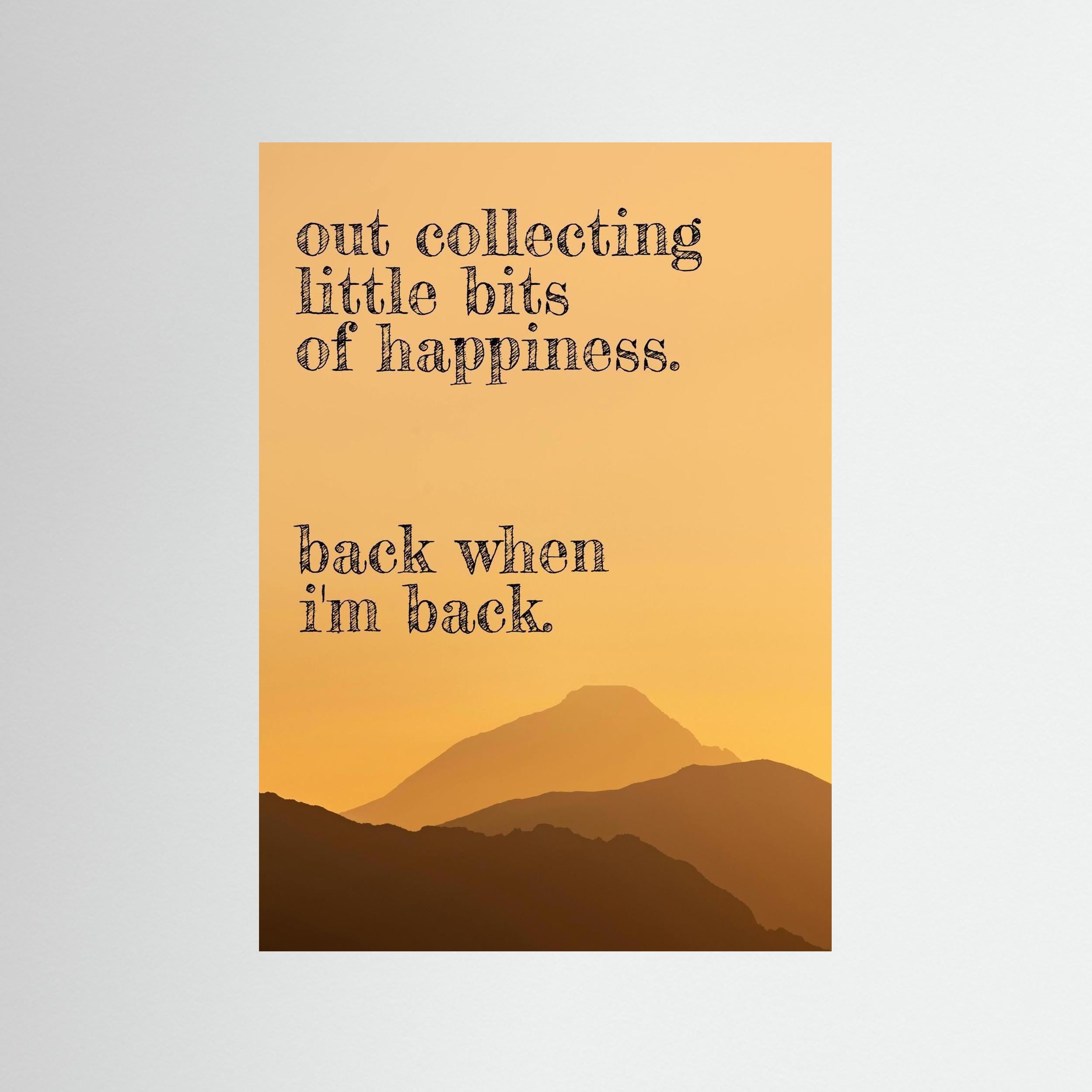 Little Bits of Happiness - Print Only
